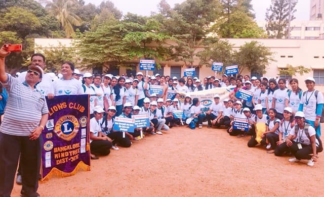 Bishop Cotton Women's Christian College Bangalore Walkathon for World Sight Day photo 5
